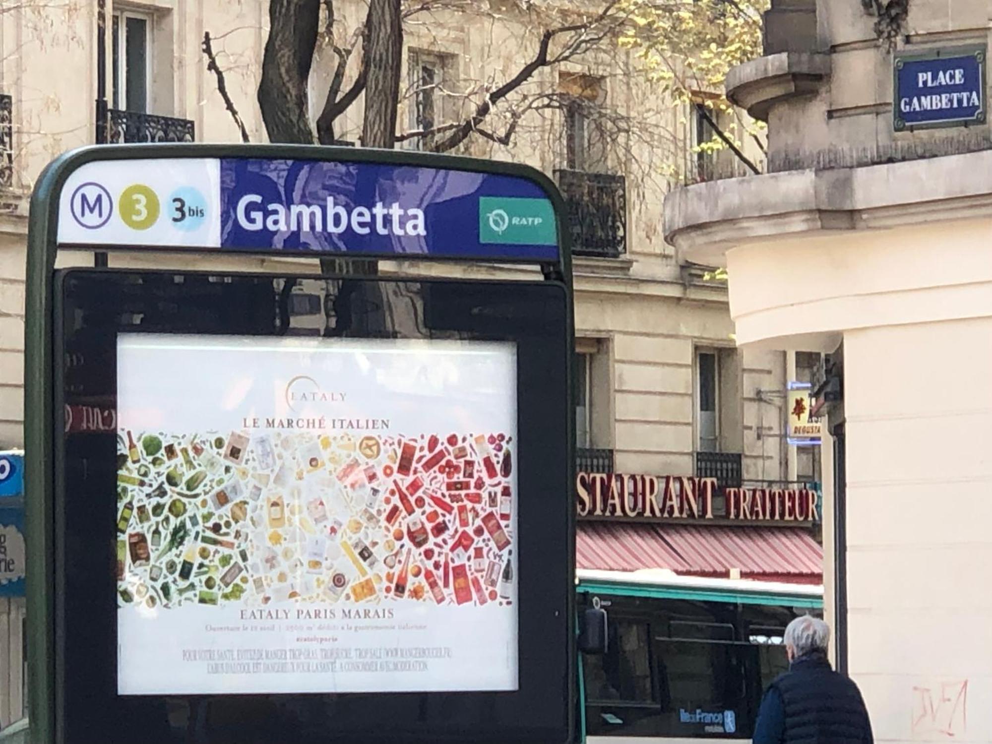 Metro Gambetta Lägenhet Paris Exteriör bild